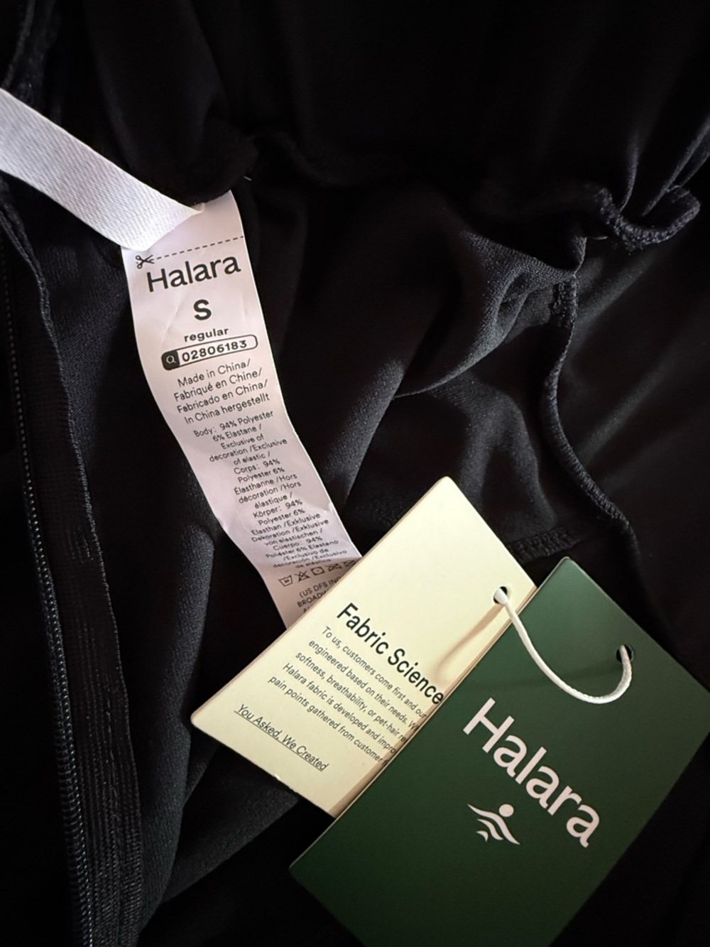 HALARA Black Long-Sleeve Wide-Leg Jumpsuit - Picture 2 of 10